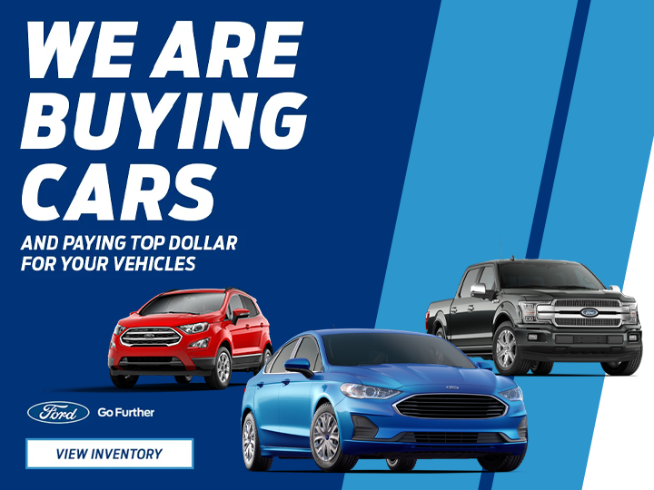We are buying cars