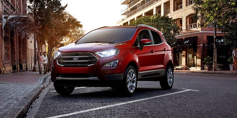 red 2021 ford ecosport