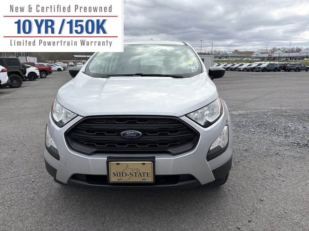 Used 2021 Ford EcoSport S with VIN MAJ6S3FL5MC398971 for sale in Summersville, WV
