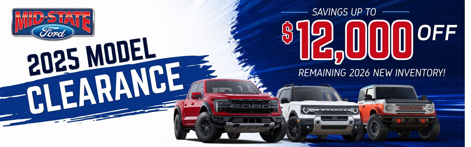 2025 Model Clearance
