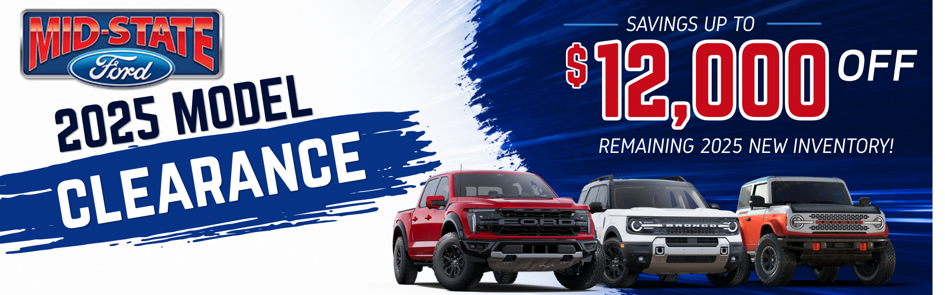 2025 Model Clearance