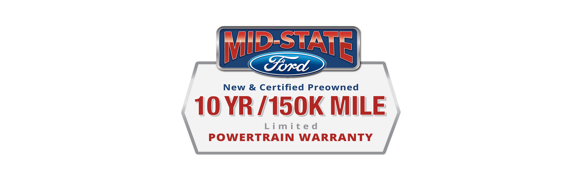 Mid State Ford, Limited Powertrain Warranty